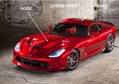 Dodge Viper Adhesive Assembly